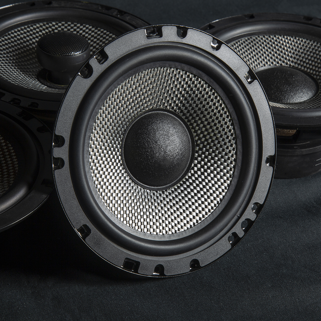 a photo of car audio speaker systems