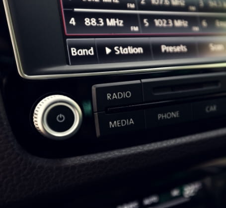a photo of audio radio buttons